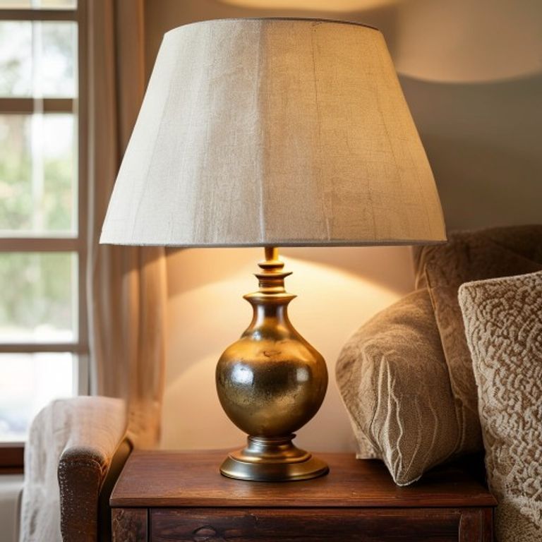 Vintage Brass Table Lamp