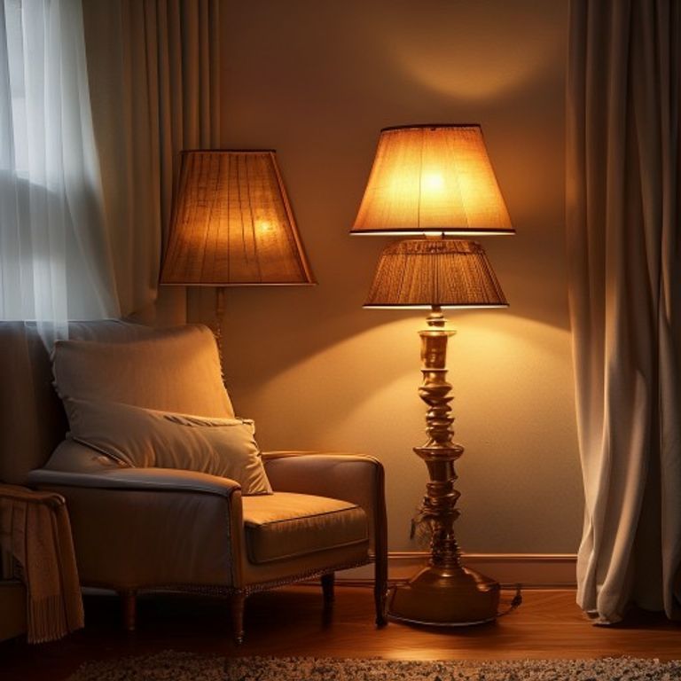 Vintage Brass Table Lamp